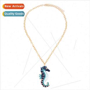 mple personaly niche new diamond small dinosaur pendant neck