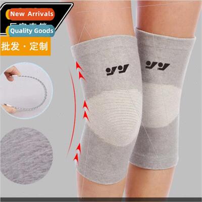 Warm knee pads leg protection spring support anti-slip four-