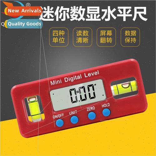 Mini electronic digal level 100mm strong magnetic level incl