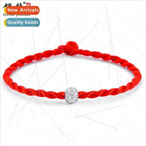 Repeat red rope bracelet Year Monkey silver bracelet female
