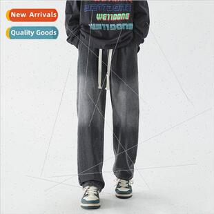 men new Korea Spring elastic jeans influx straig Autumn