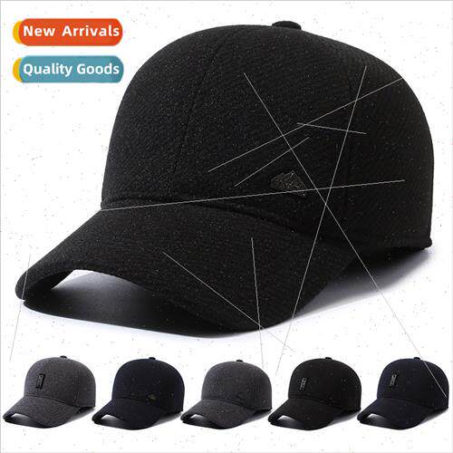 Autumn winter new men middle-aged elderly baseball cap warm