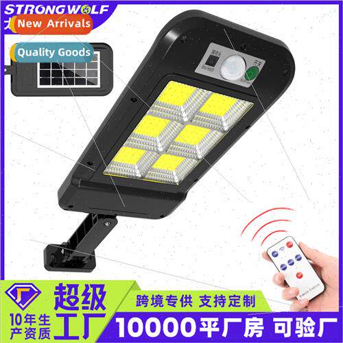 New solar wall light outdoor waterprobody sensor garden ligh