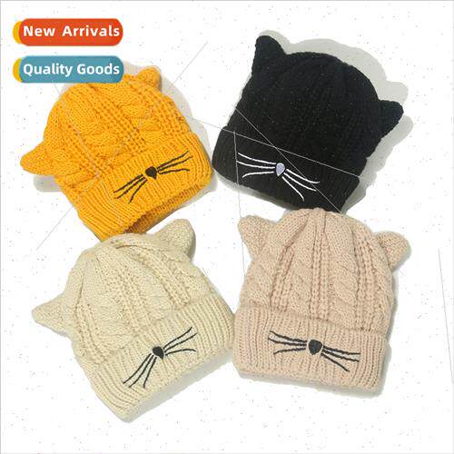 Winter hat warm Japan ins cute show face small padded thicke