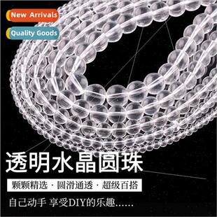 Beads Round Transparent Crystal Whe