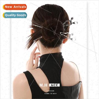 Autumn alloy resin hairpin women new Chinese hundreds disc h