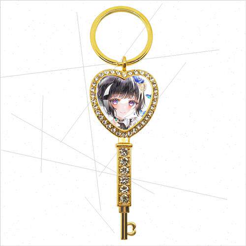 Anime cute Hundred Change Sakura fashion heart pendant keych
