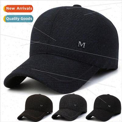 Winter new men baseball cap middle-aged elderly ear protecti