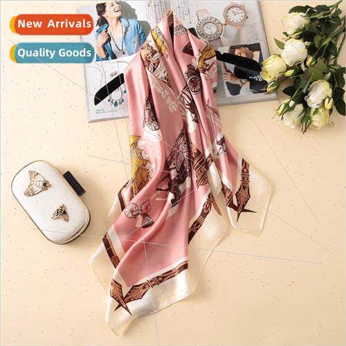 Spring Autumn new printing decorative square scarf women Var