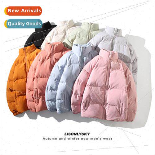 Autumn winter new men cotton jacket jacket solid color loose
