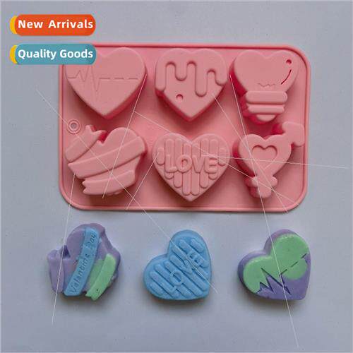 6 Love 186 Soap Moulds Chocolate Cookie Moulds Cake Moulds I