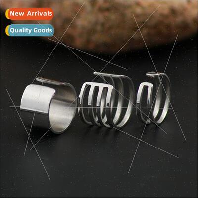Korean  fashion opening ring tanium steel jewelry small join