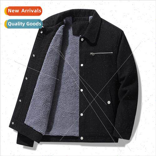 Cotton jacket men fall winter jacket 2022 new corduroy cotto