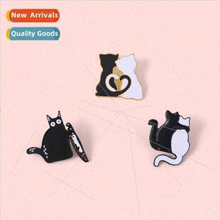 alloy jewelry whe animal black series cartoon New creative