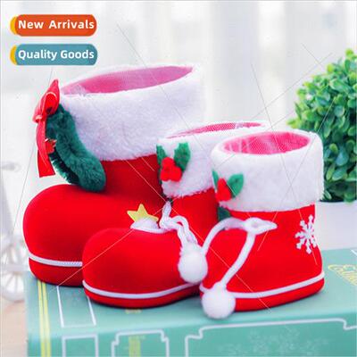 Christmas DecorationsHoliday sBootsChristmas Flocking BootsC