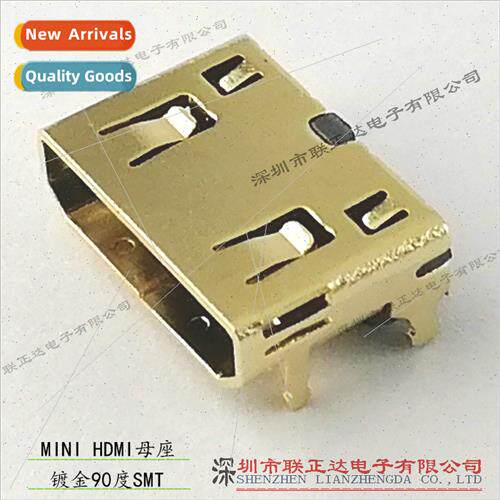 Mini HDMI socket mini hdmi 90 degree patch HDMI connector go