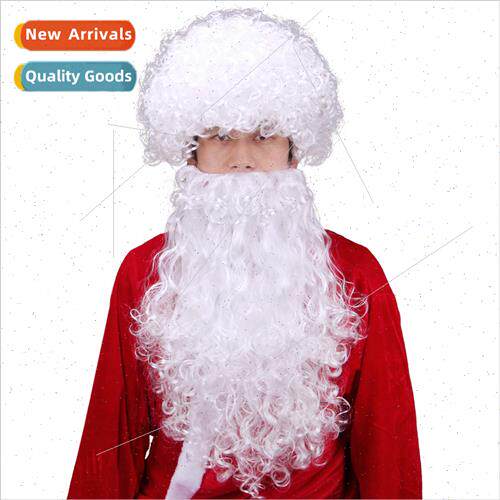 Christmas Old Man Whe Beard Whe Hair Old Grandpa Beard Wig R