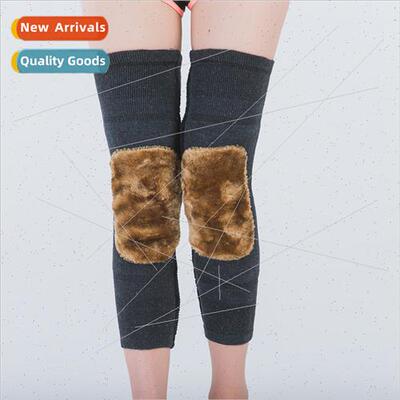 Winter warm cashmere anti-cold knee pads  men women type mid