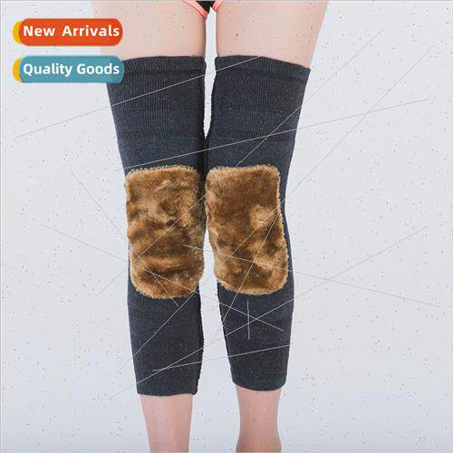 Winter warm cashmere anti-cold knee pads  men women type mid