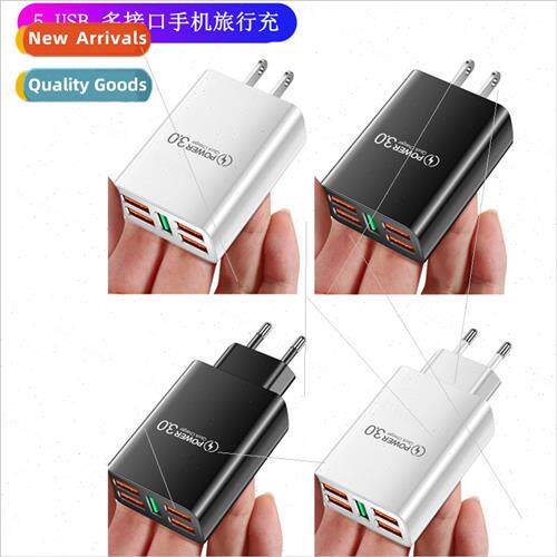 5 USB Charger Cell Phone Charger Multi-Port Travel Charger E