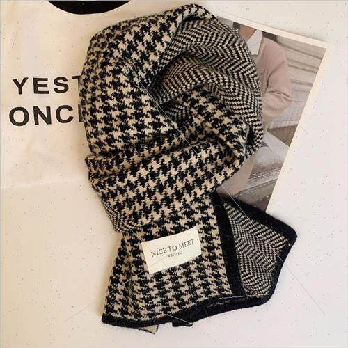 Scarf female winter new Korea  atmosphere sense double-sided