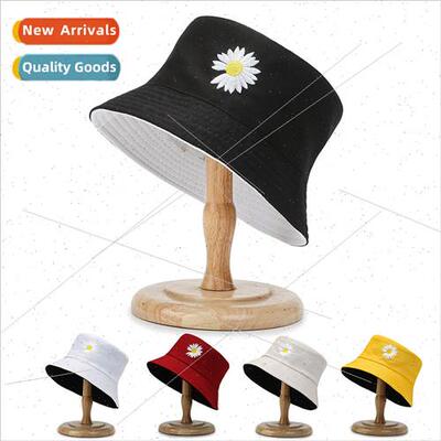 new small daisy flower fisherman hat children ins summer lei