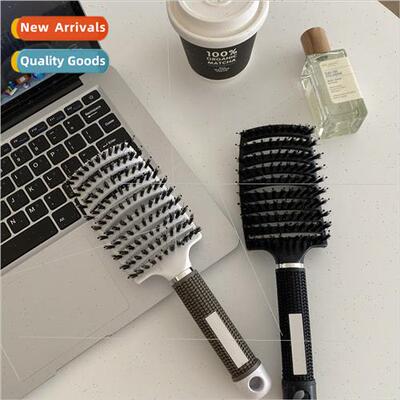 mple large curved comb portable makeup comb ins wind massage