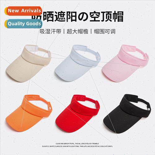 Hollow top hat running sports sun hat men women summer sun h