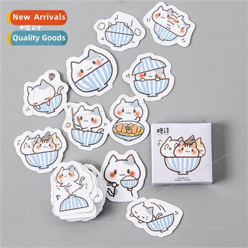Boxed Stickers A Bowl Cats Stickers Handbook Album Items Dec