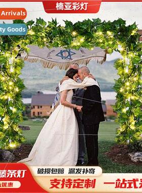 led outdoor garden decoration lights new maple leaf rattan l