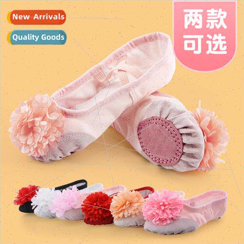 Childrens Dance Flower Shoes Ballet Shoes Adult Flat Bottom