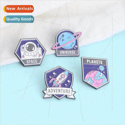 Europe Uned States new space rocket series brooch  clothing