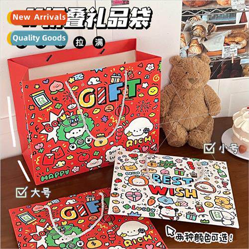 Co-ed original  Year Dragon graffi gift bags cute cartoon ha