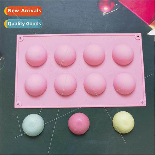 8-connected small semicircle 433 chocolate cake silicone mol