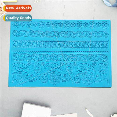 Lace 430 chocolate cookie mold cake mold ice cream candy sil
