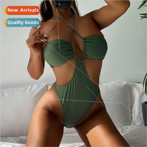 2022 Swimsu Bikini Europe Wear Rope de One-piece Swimsu i WS