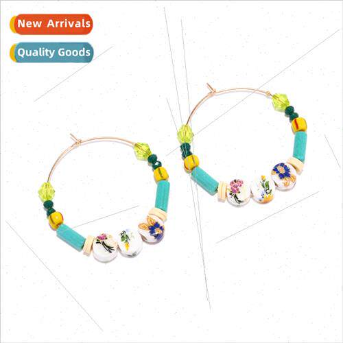 design sense bohemian handmade beaded crystal earrings tempe