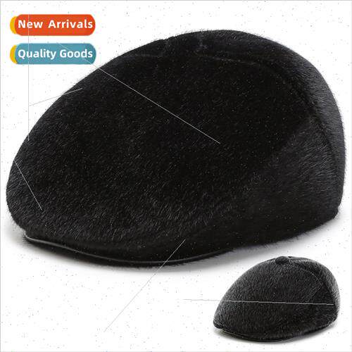 Middle-aged elderly ward cap men elderly ear protection hat
