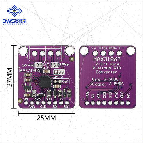 MAX31865 RTD Platinum Resistance Temperature Detector PT100
