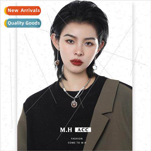 Winter new palace necklace women pearl retro new Chinese swe