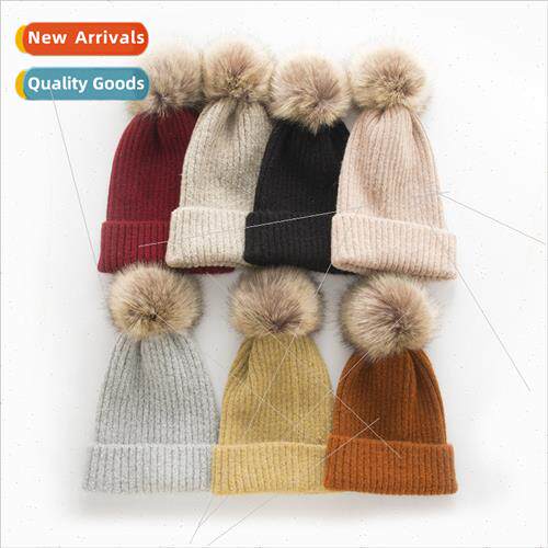 Europe Korea in fall winter warm women knted cap cashmere bl