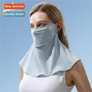 silk sunscreen hem new drivi breathable ice open Summer mask