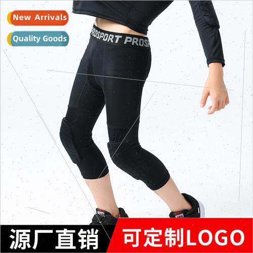 Childrens honeycomb crash pants soccer basketball seven spor