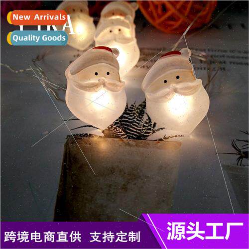 Christmas old man head modeling led copper wire light string