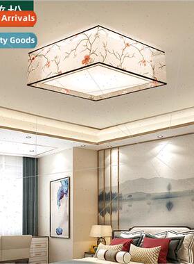 New Chinese ceiling lamp square bedroom lamp study room dini