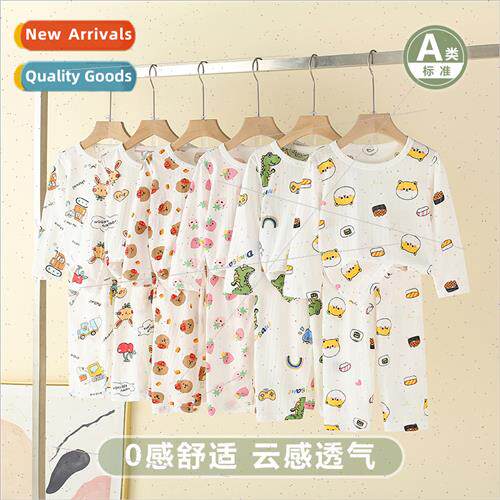 2023 new children homewear summer thin boys girls cartoon pr