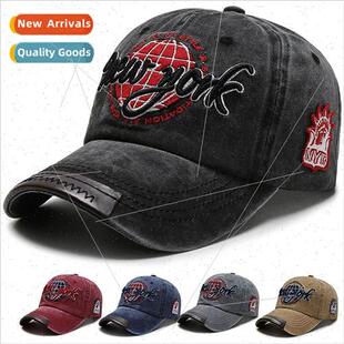 cap old women cloth washed baseball summer spring men Hat