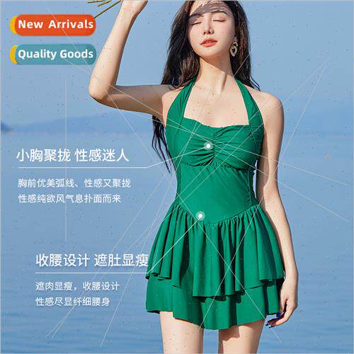 Womens sexy halter swimsu seaside vacation spa swimsu swimsu