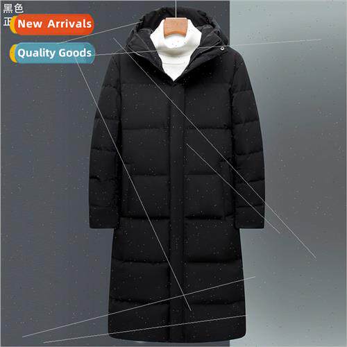 Down jacket men medium-length 2023 new casual winter thicken