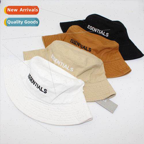 2023 washed cotton letters embroidered fisherman hat Japan m